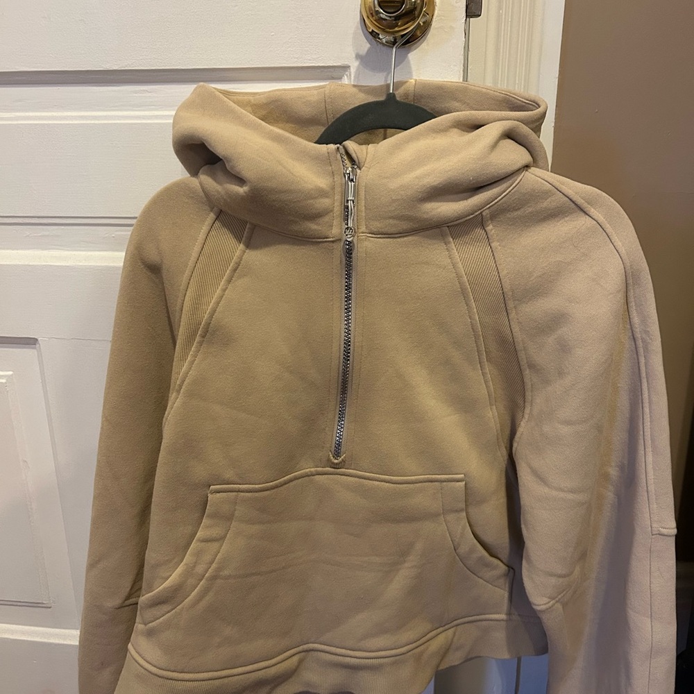 Tan Hoodie Sweater
